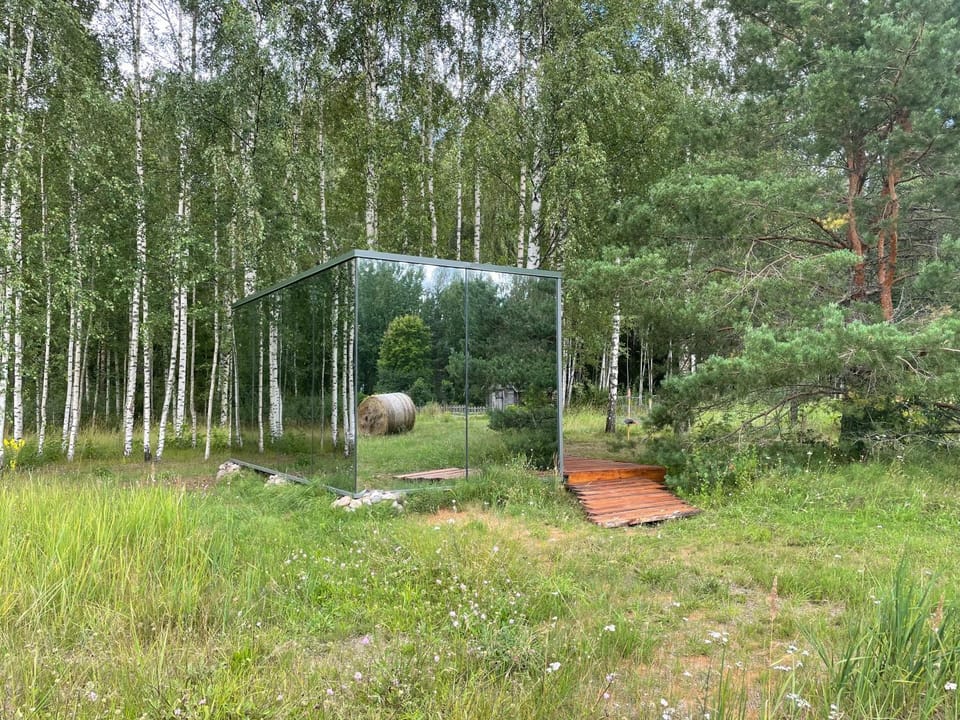 Kuldi Mirror House Chalet in Estonia
