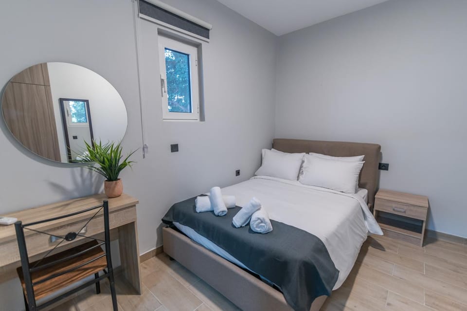 Bed, air conditioner