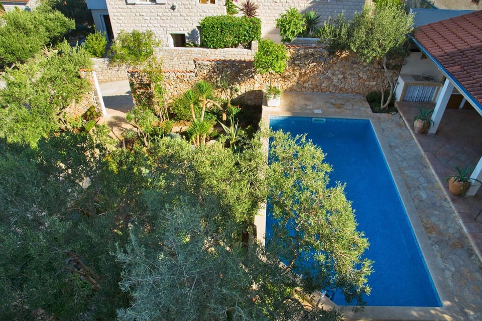 Bird's eye view, Garden, Pool view, Swimming pool