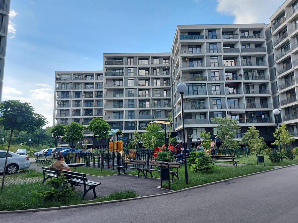 Property building, Garden