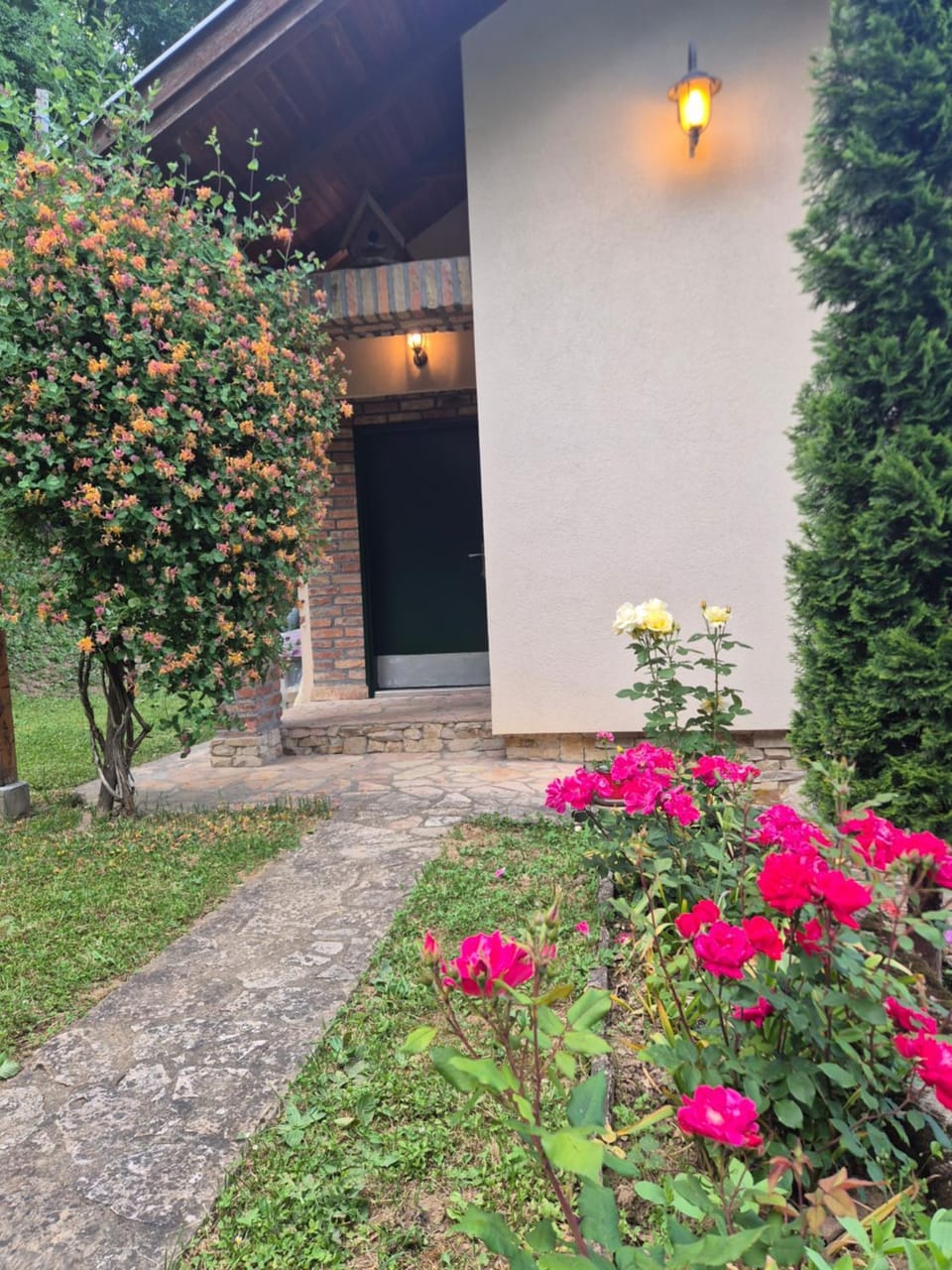 Property building, Garden view