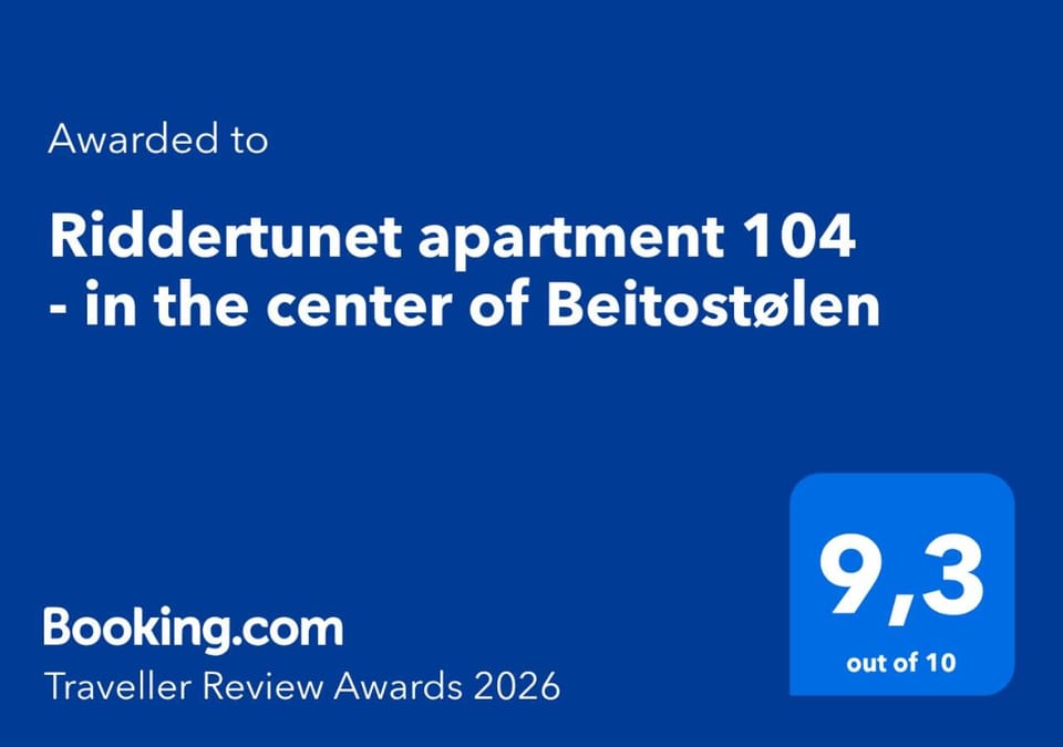 Riddertunet apartment 104 - in the center of Beitostølen Apartment in Innlandet