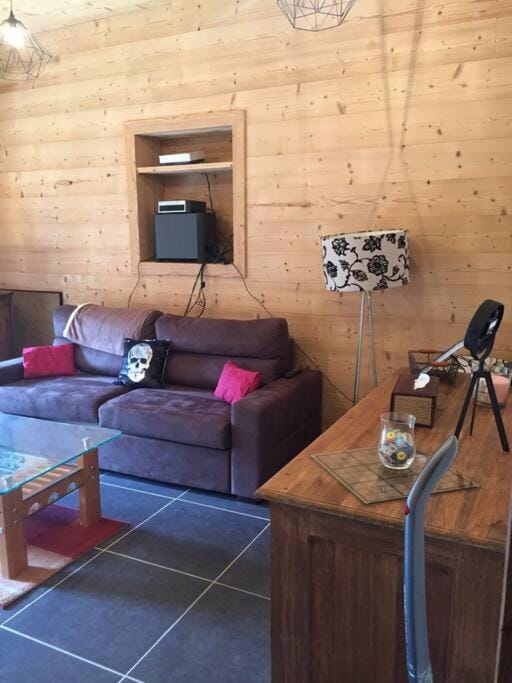 Appartement une chambre dans ancienne ferme Apartment in Saint-Gervais-Bains