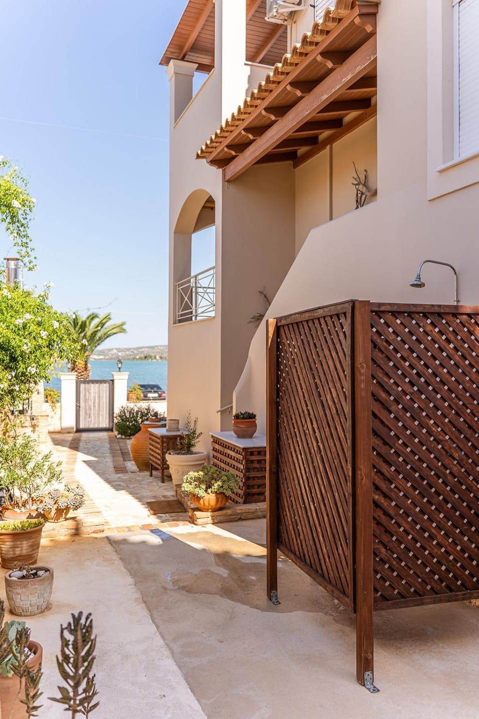 Patio, Day, Natural landscape, View (from property/room), Sea view