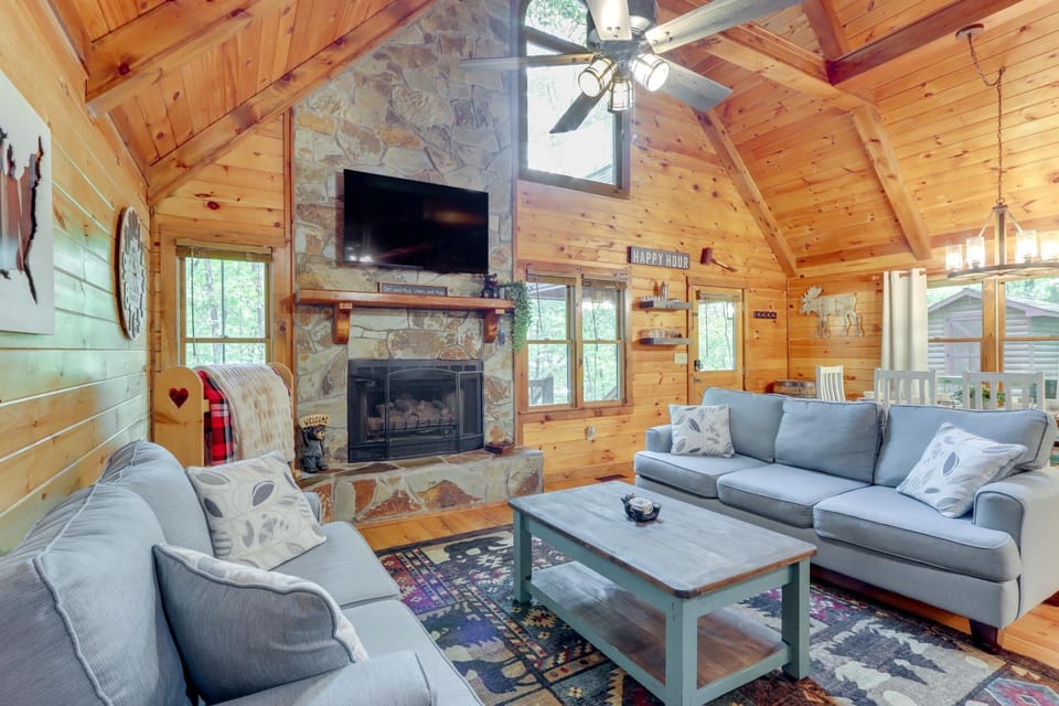 Mineral Bluff Cabin: Hot Tub, Pets, & Peace Cabin in Georgia