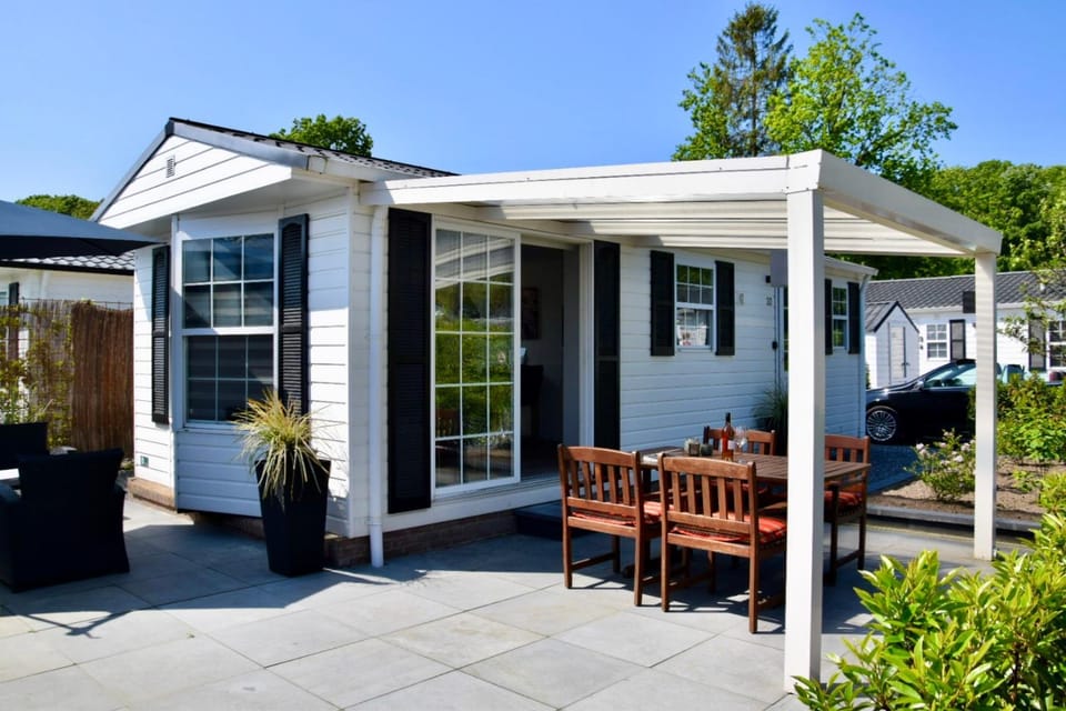 Property building, Dining area, Garden view
