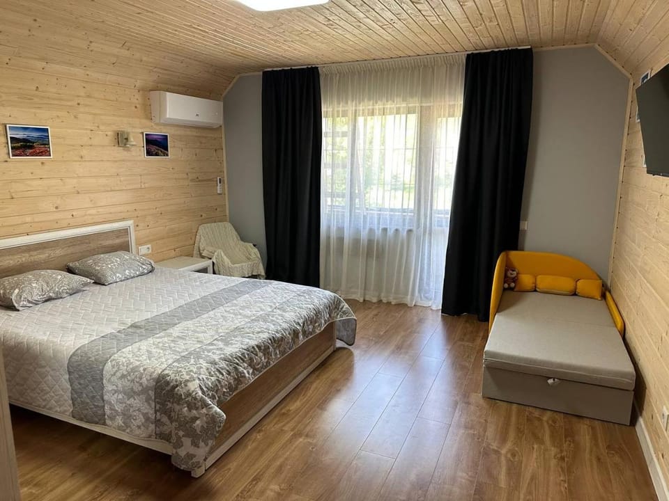 Bed, Bedroom, cot, air conditioner