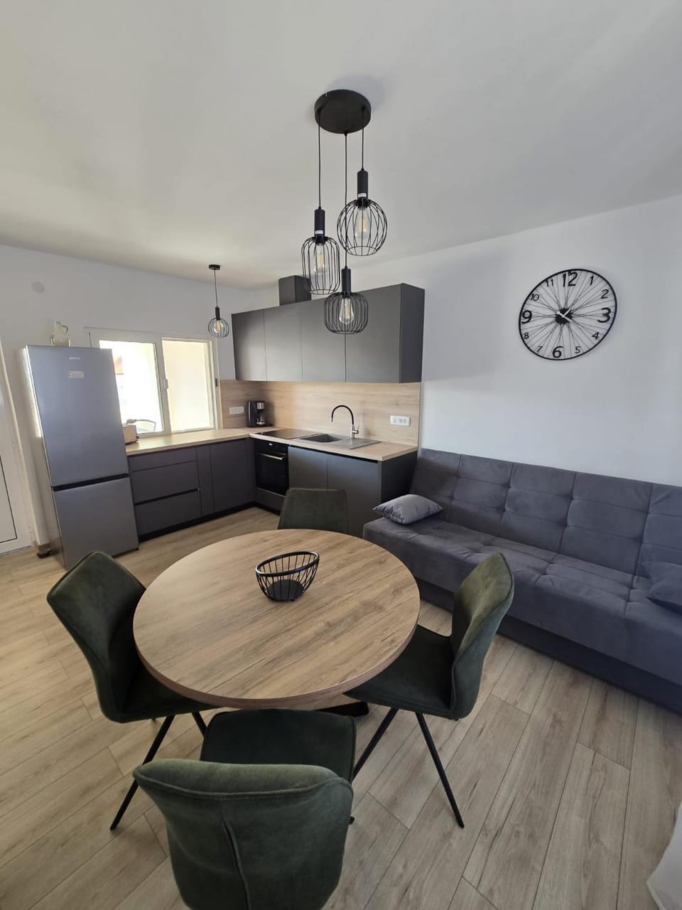 Kitchen or kitchenette, Living room, Dining area, dishwasher, kitchen