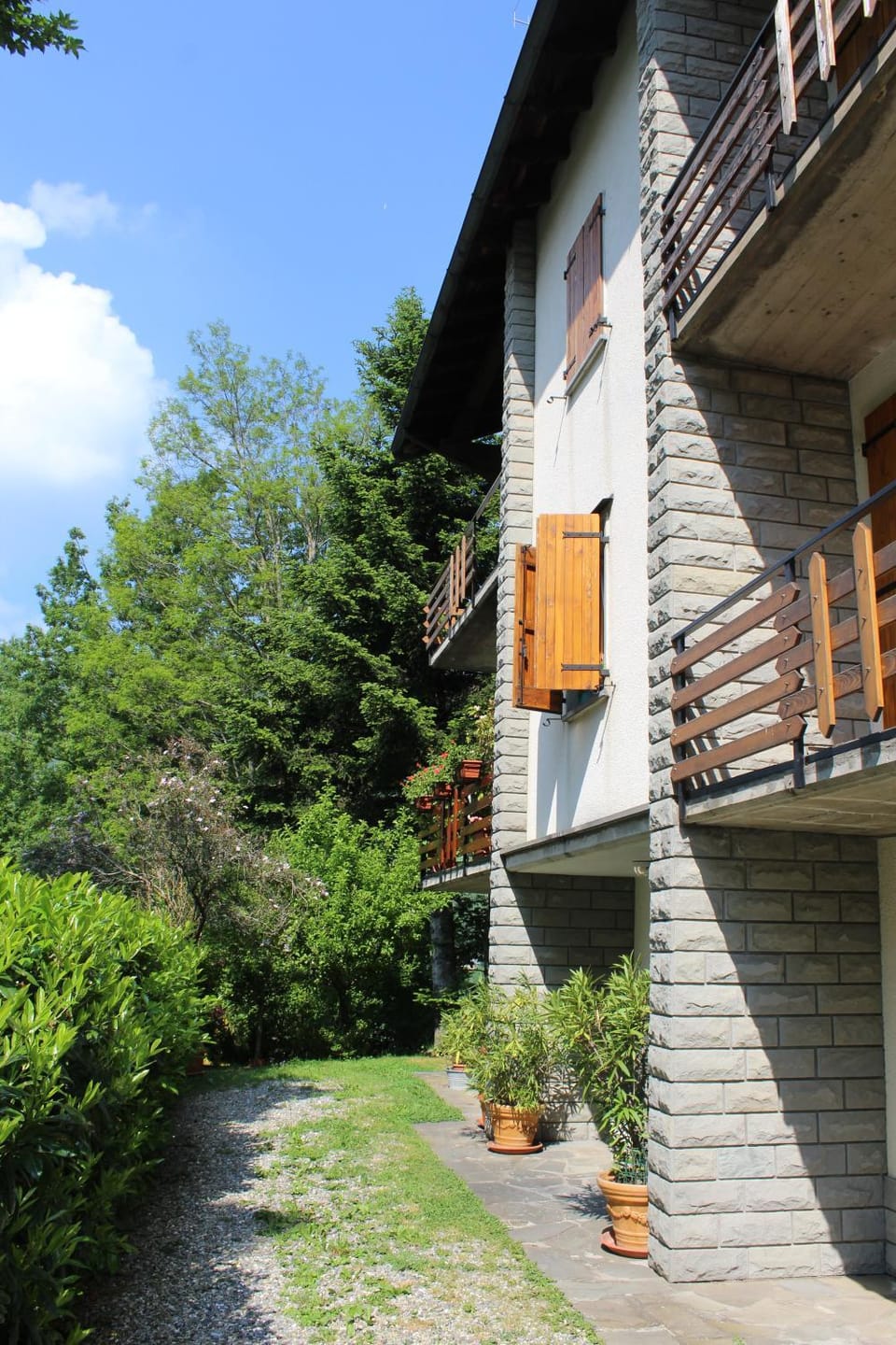 Property building, Garden view