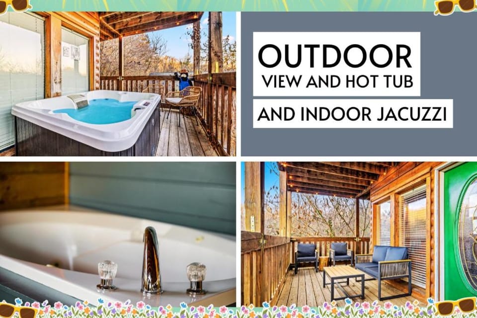 Pet Friendly Cabin with Hot Tub, Theater & Game Room Cabin in Sevierville
