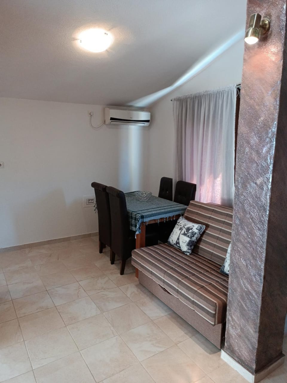 Dining area, air conditioner