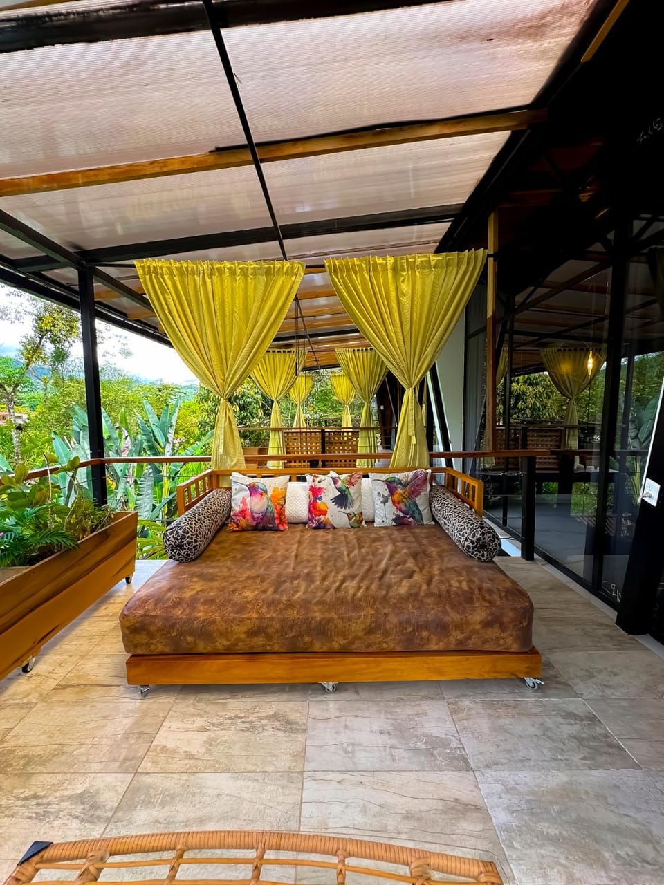 Balcony/Terrace, Living room, Garden view