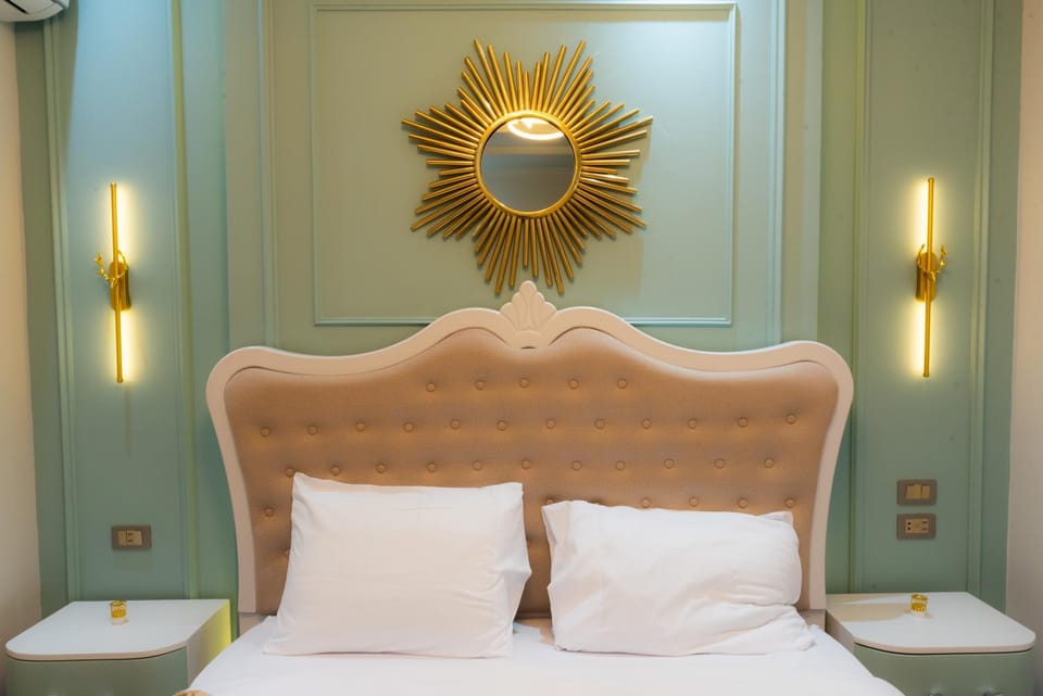 Bed, Decorative detail, Bedroom