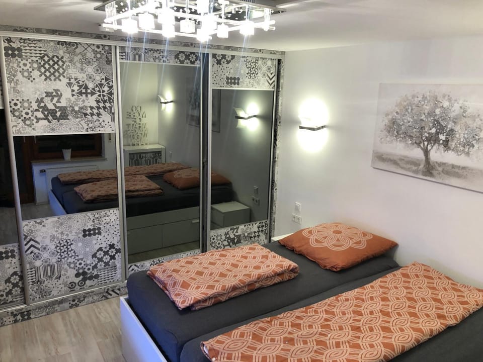 Bed, Photo of the whole room, Bedroom, wardrobe
