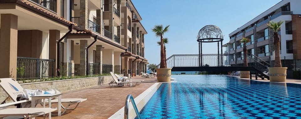 View (from property/room), Pool view, Swimming pool