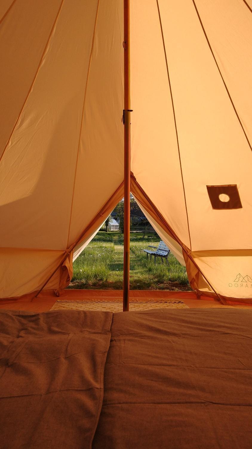 Cosy Farmhouse Glamping Luxury tent in Stege