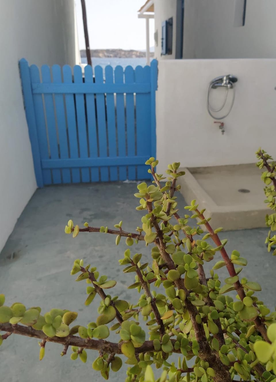 Shower, Inner courtyard view
