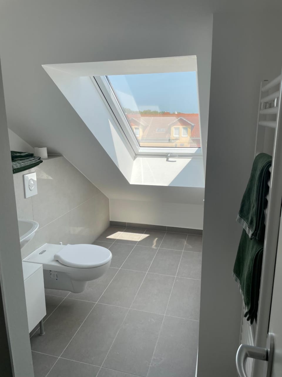 Shower, Toilet, Bathroom, towels