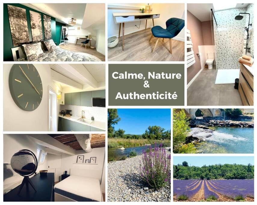 Calme - Centre - WiFi - Clim - Verdon 300m - Parking Apartment in Gréoux-les-Bains