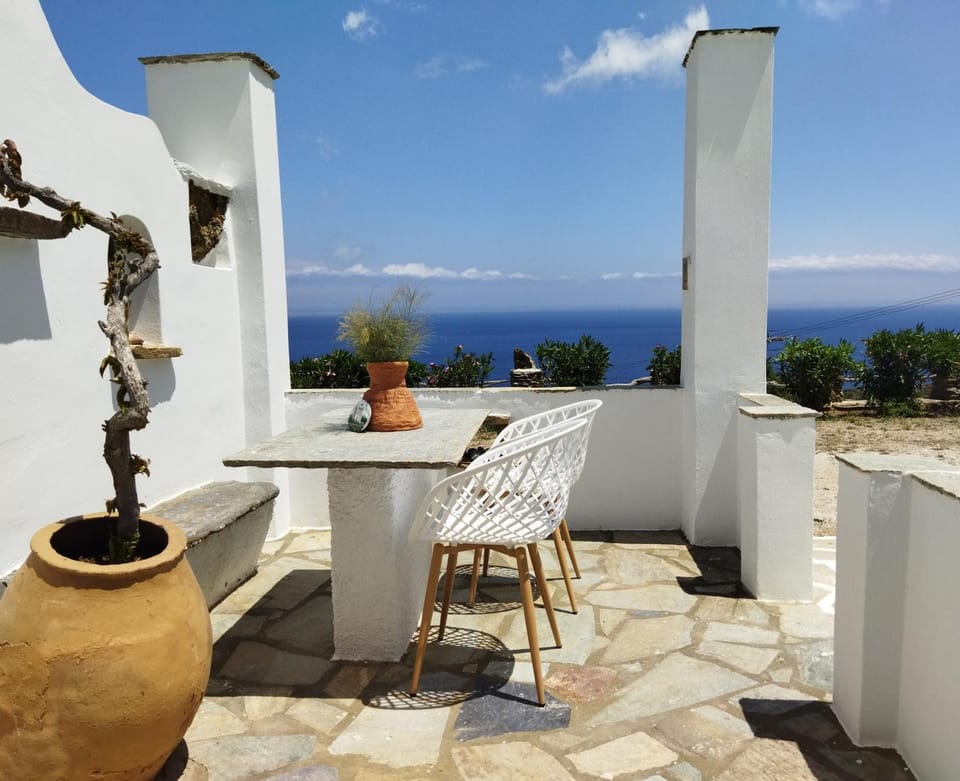 Patio, Natural landscape, Balcony/Terrace, Sea view
