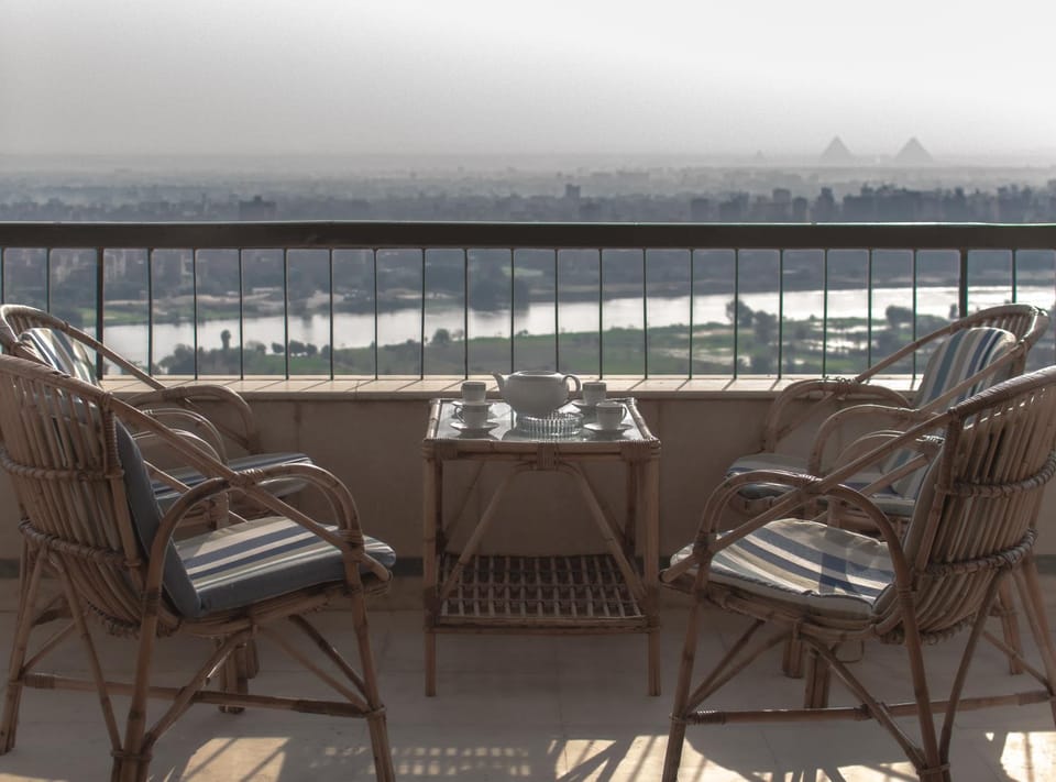 Bird's eye view, View (from property/room), Balcony/Terrace, River view