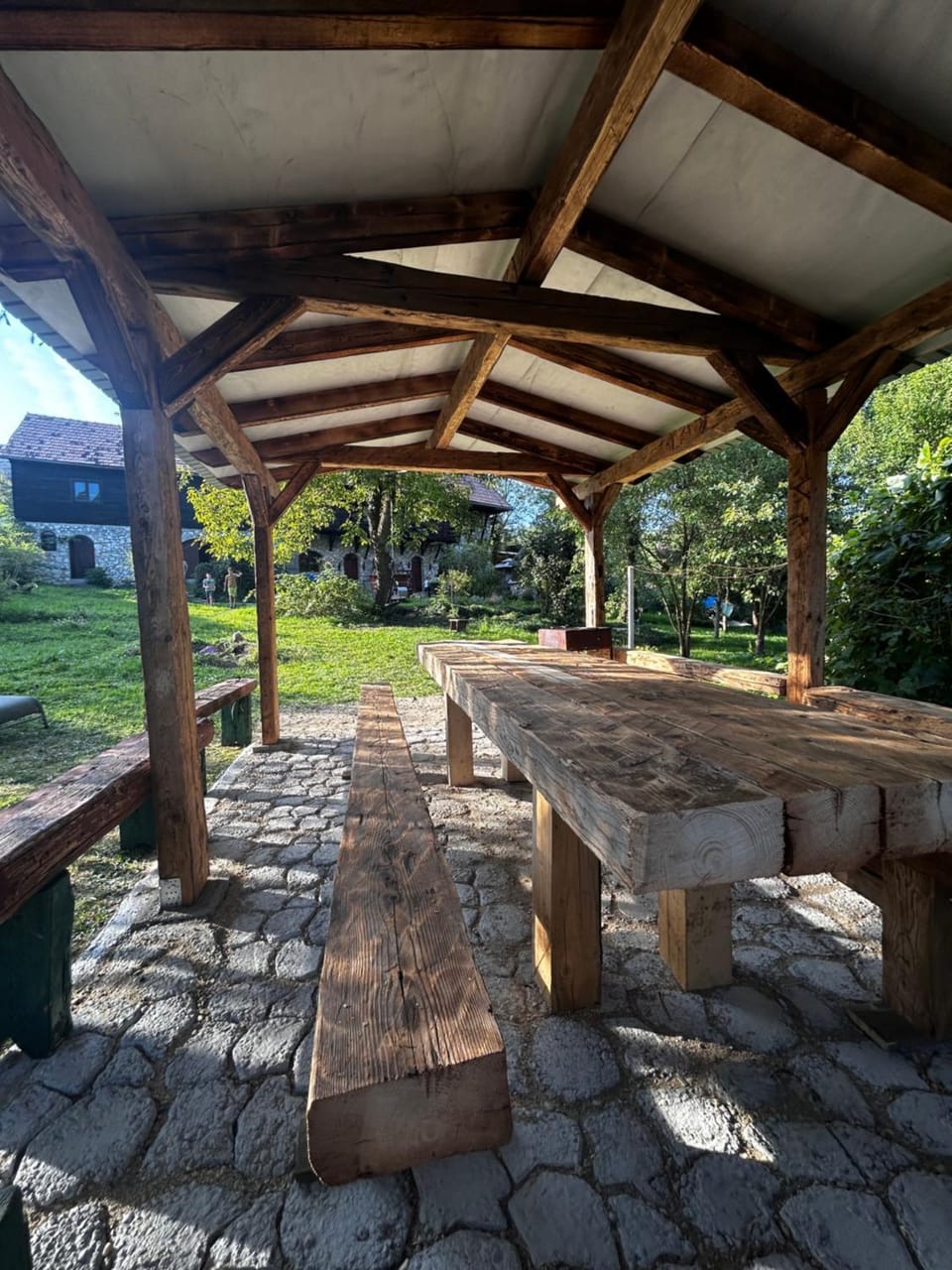 Day, Garden, Dining area, Garden view