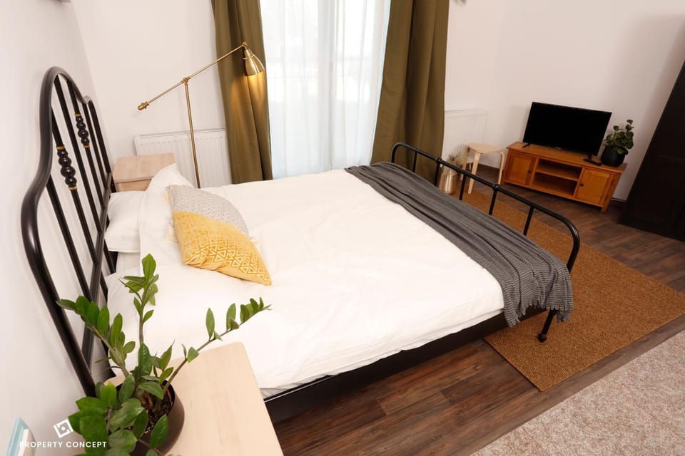 Bed, TV and multimedia, Photo of the whole room, Bedroom