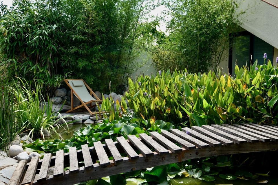 Garden view, Lake view