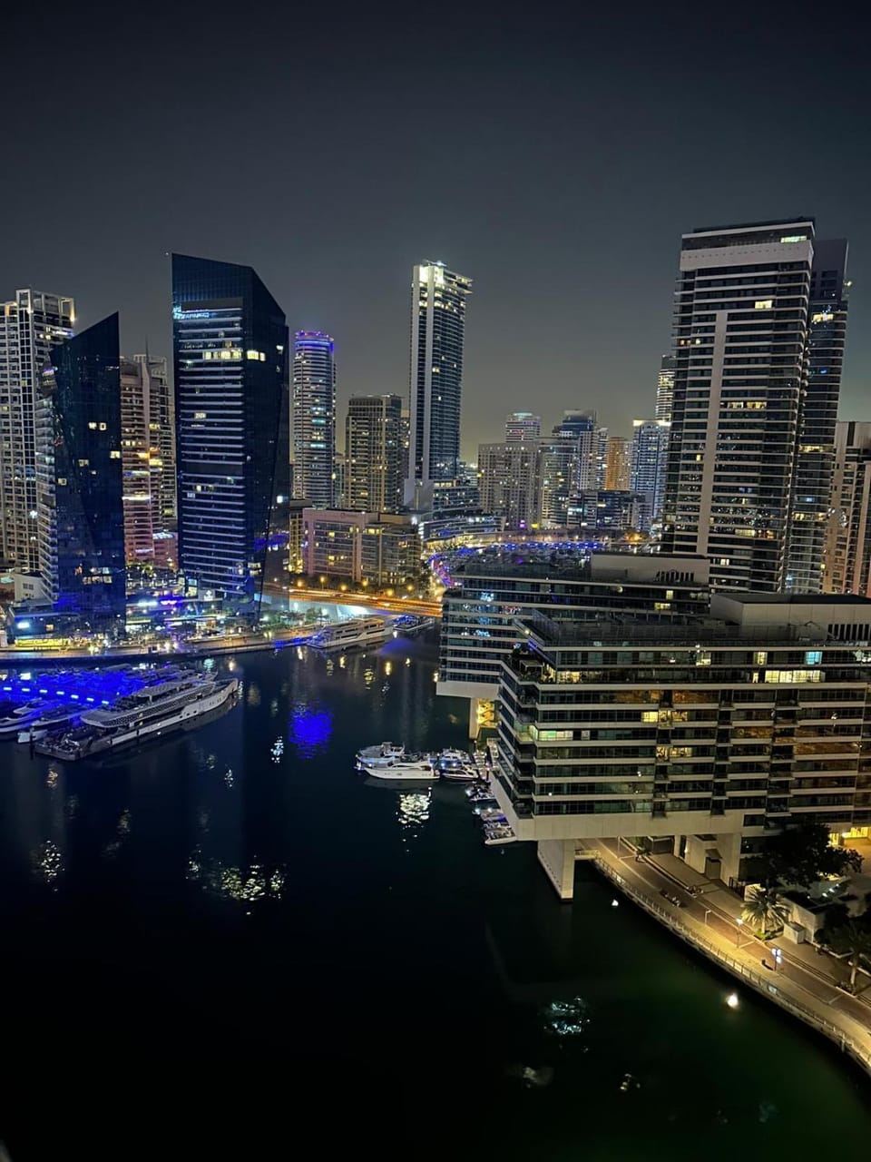 Night, City view, Lake view, River view
