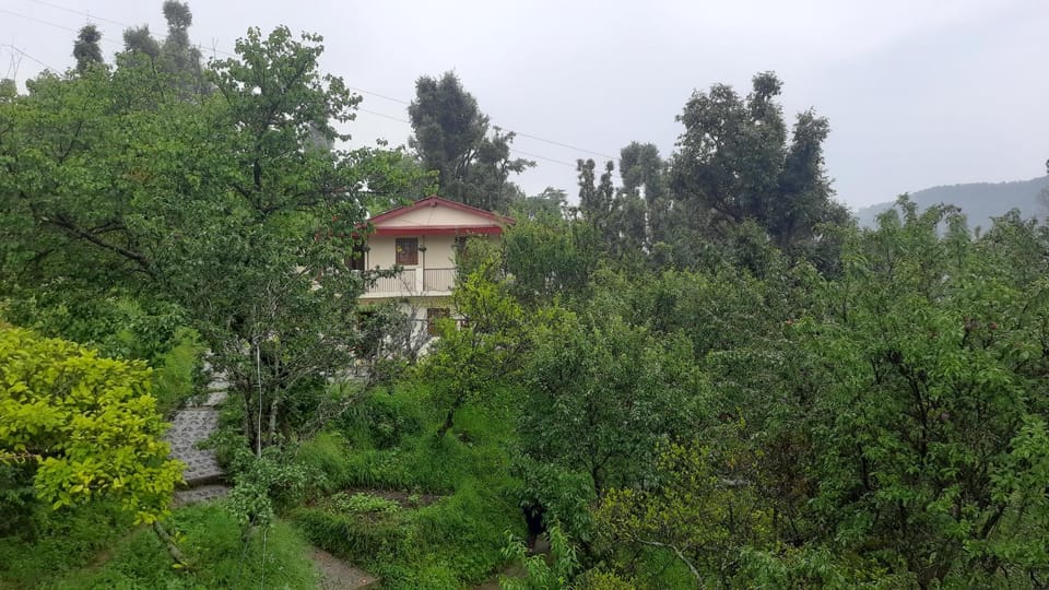 Property building, Spring, Day, Natural landscape, Garden, Garden view, Mountain view