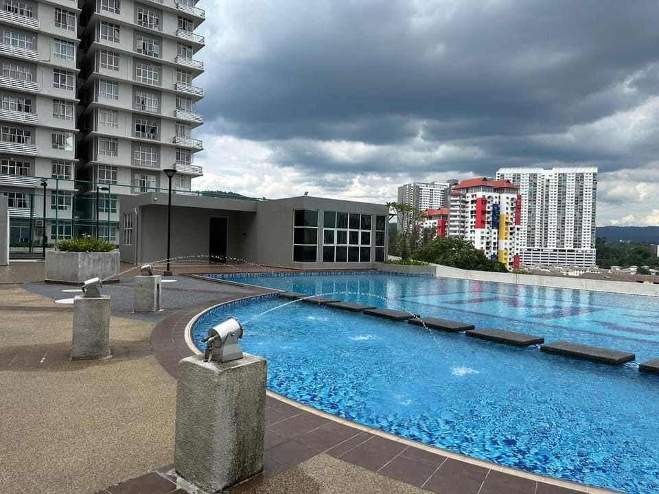 Property building, Pool view, Swimming pool