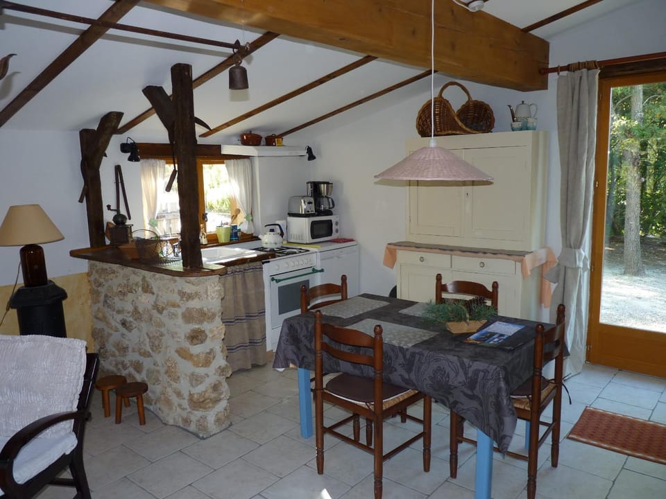 Kitchen or kitchenette, Dining area