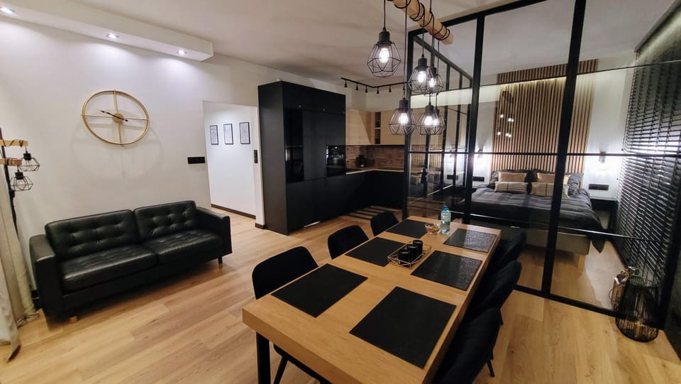 Kitchen or kitchenette, Living room, Dining area