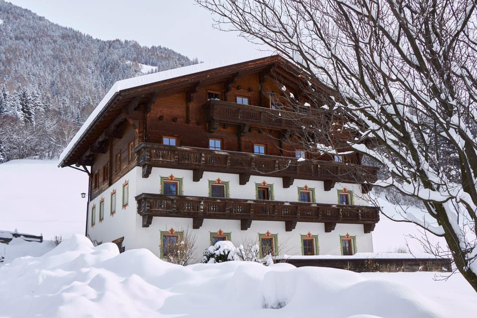 Property building, Natural landscape, Winter, Mountain view