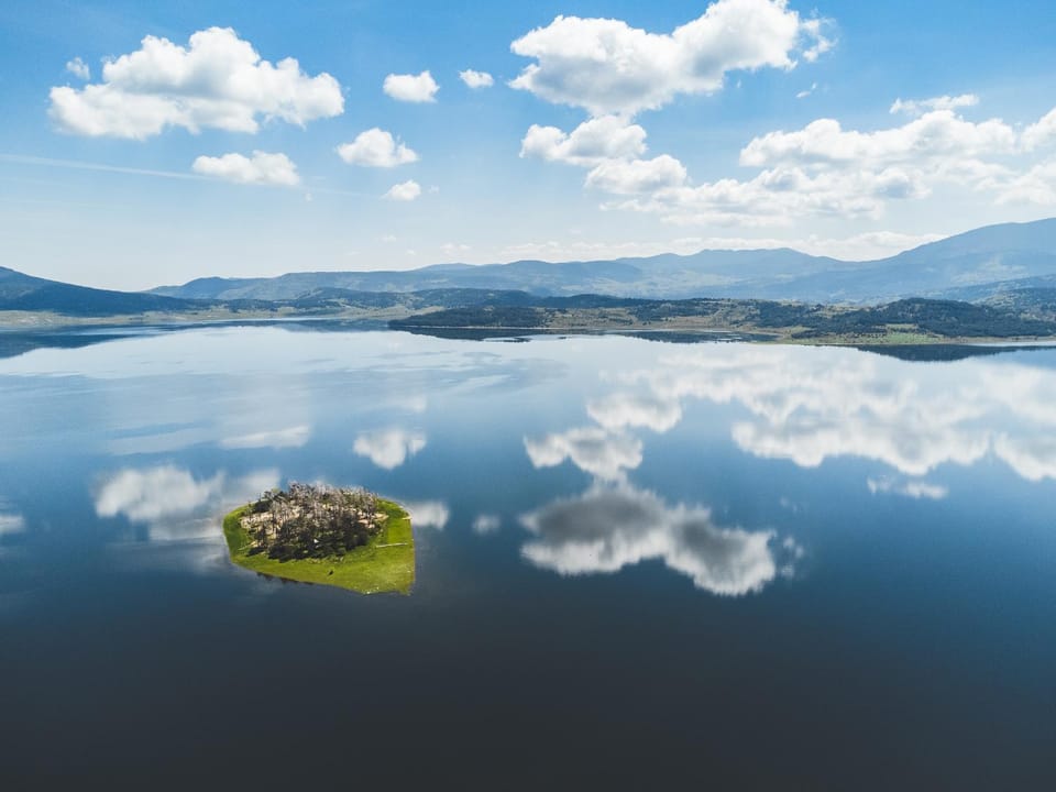 Day, Natural landscape, Lake view