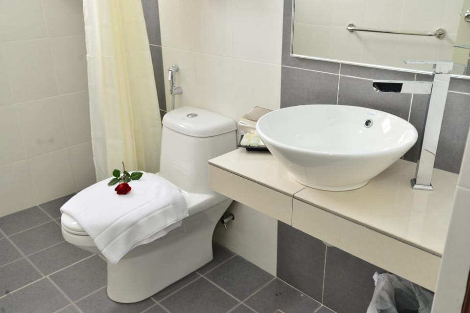 Toilet, Bathroom, towels