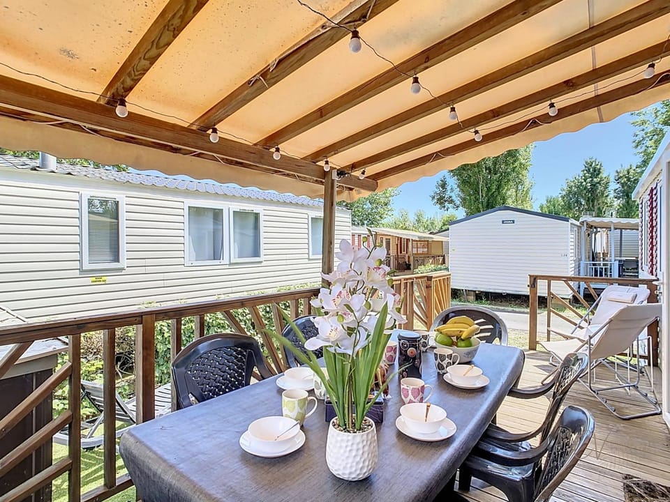 Mobil-Home CL 18 à Vias - La Carabasse - Camping Siblu avec piscine payante House in Vias
