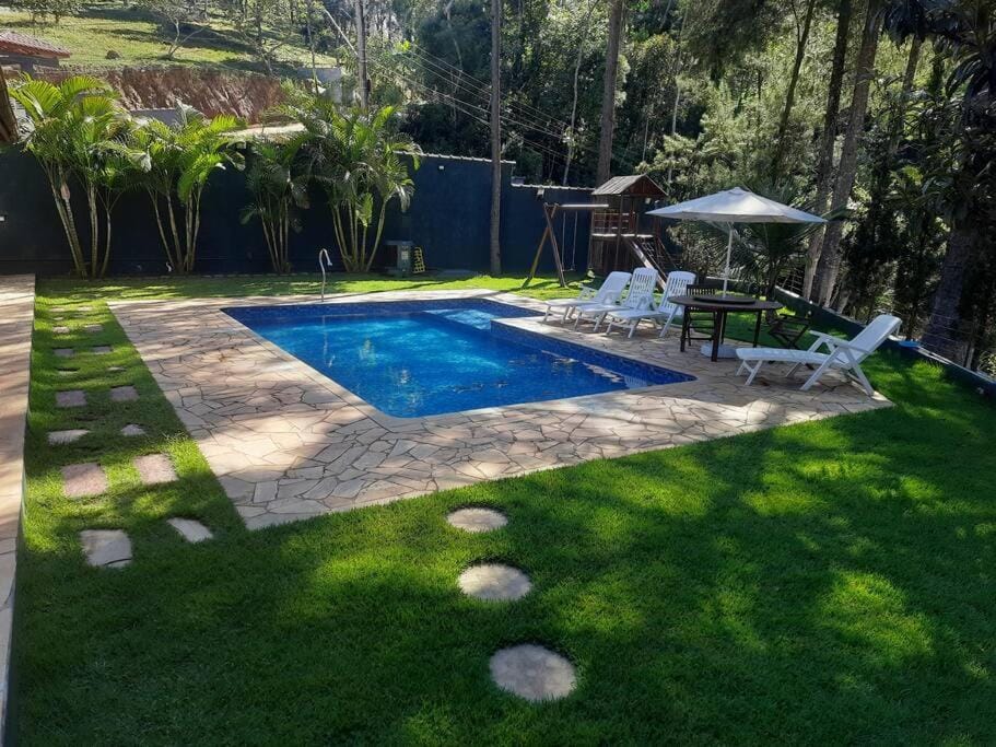 Chacara com Piscina Aquecida House in State of São Paulo