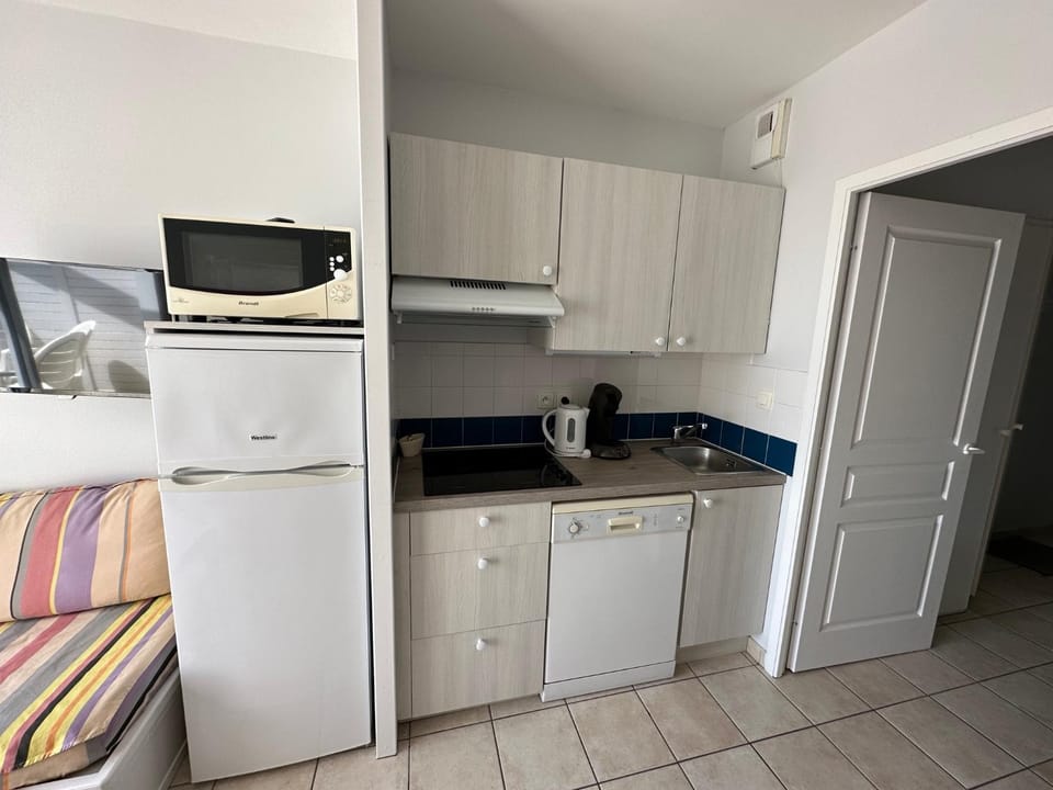 Kitchen or kitchenette, dishwasher, minibar