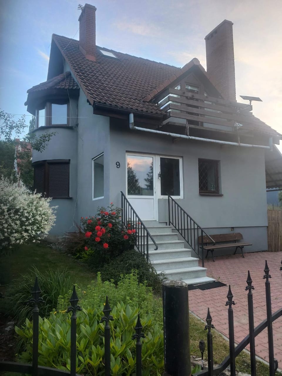 Property building, Garden view