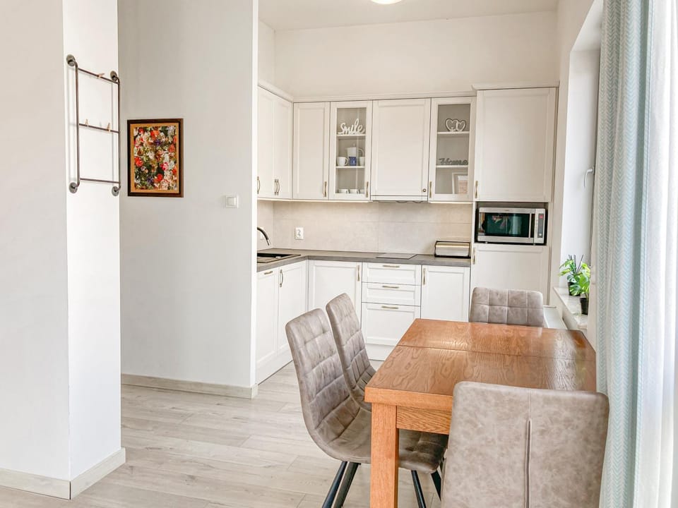 Kitchen or kitchenette, dishwasher, minibar
