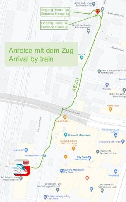 LUCKY STAYS LS12 - Vollausstattung - Zentrum - große Küche - 2 Zimmer - Smart-TV Apartment in Magdeburg