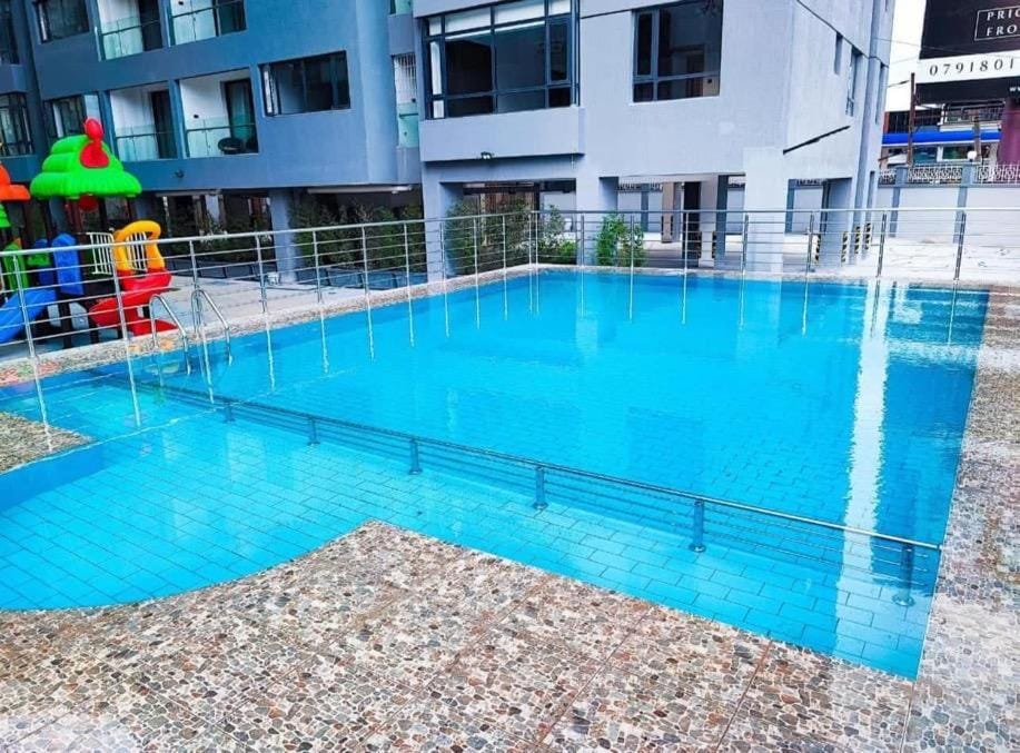 Property building, Pool view, Swimming pool