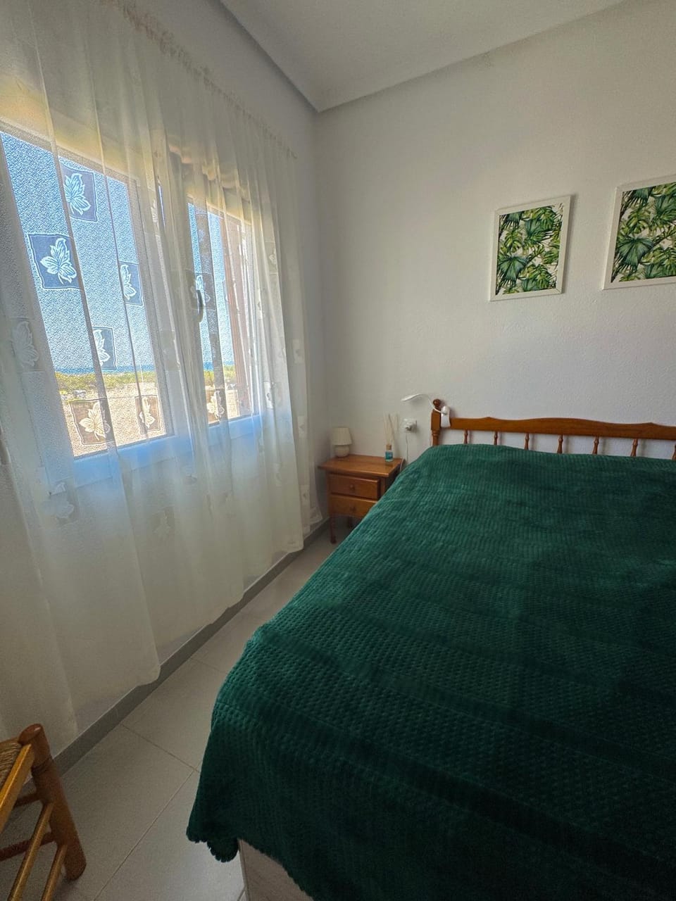 Bed, Bedroom, Sea view