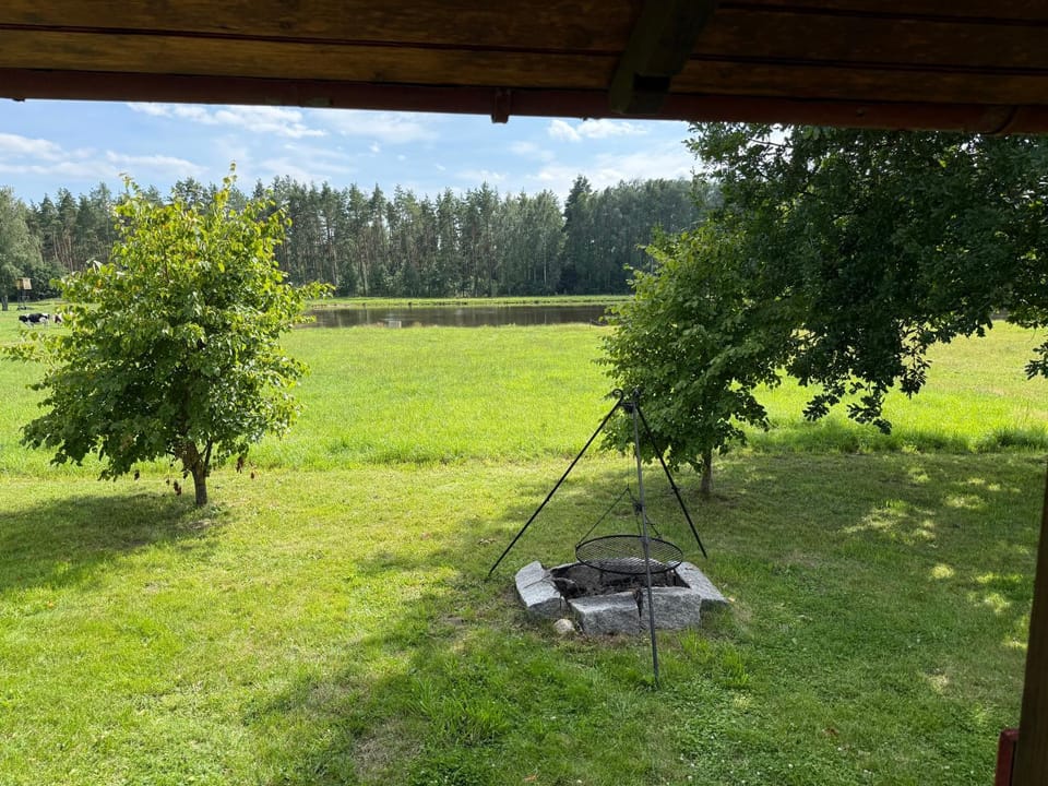 Drewniany domek nad stawami House in Poland