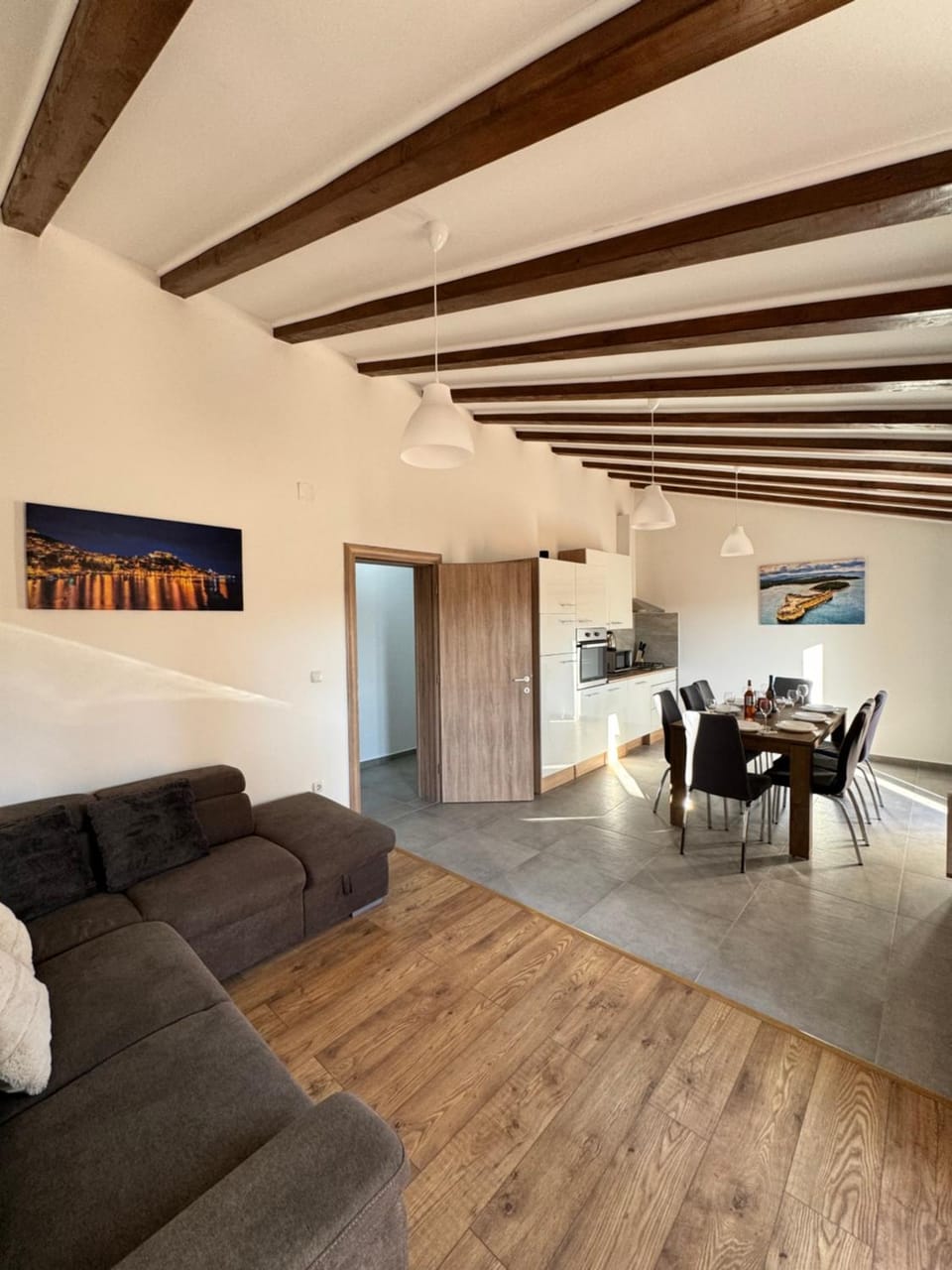 Living room, kitchen, kitchen