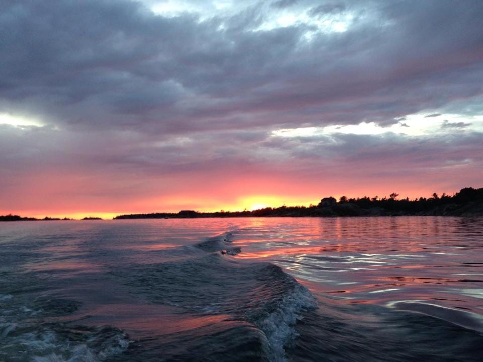 Natural landscape, Sunset