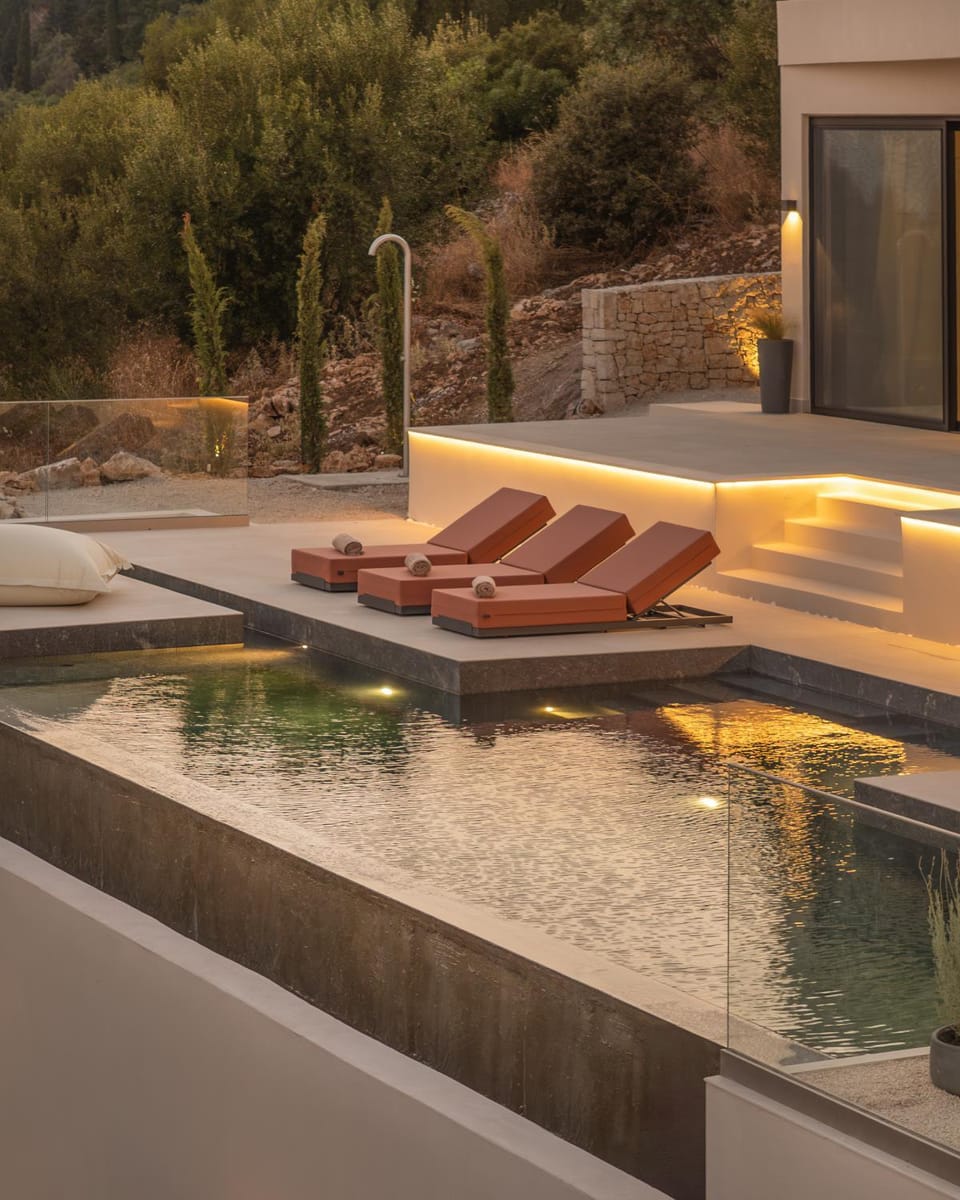Natural landscape, Balcony/Terrace, Pool view, Swimming pool