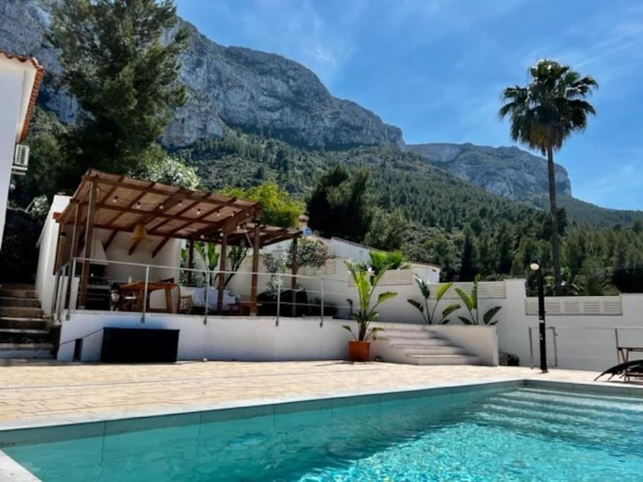Natural landscape, Mountain view, Pool view, Swimming pool