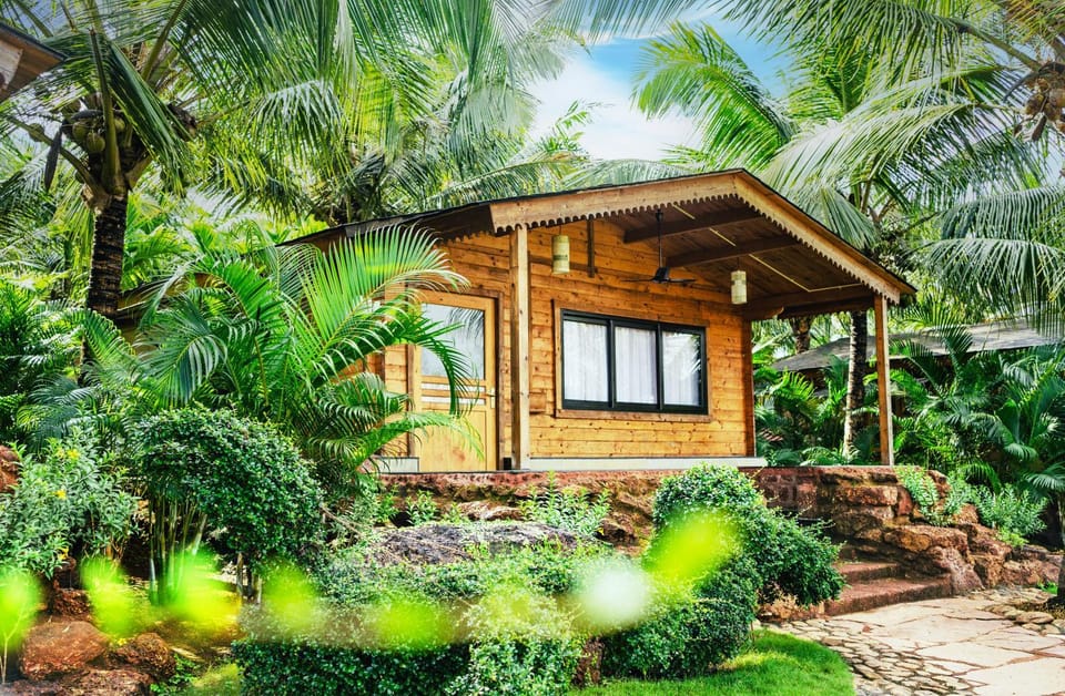 Property building, Garden view
